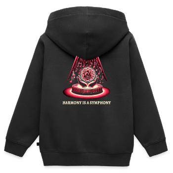 Rotlichttherapie Low-level-lasertherapie Für Die - Kinder Premium Organic Zip Hoodie - Schwarz - Hinten - AI Model Kid Male (0cm)