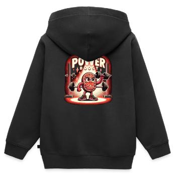 Rotlichttherapie Low-level-lasertherapie Für Die - Kinder Premium Organic Zip Hoodie - Schwarz - Hinten - AI Model Kid Male (0cm)