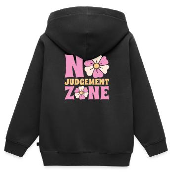 Maman Maman - Sweat Premium à capuche zippé enfant bio - noir - Dos - AI Model Kid Male (0cm)