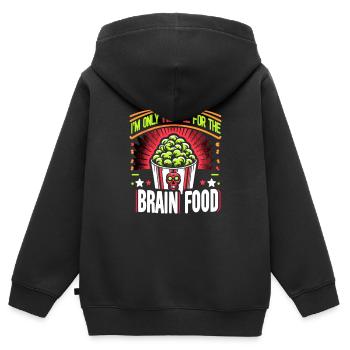 Horrorfilm-fan Zombie-horror Klassischer - Kinder Premium Organic Zip Hoodie - Schwarz - Hinten - AI Model Kid Male (0cm)