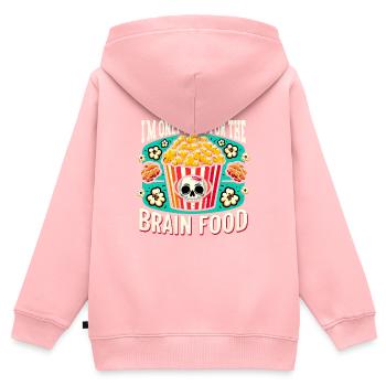 Horrorfilm-fan Zombie-horror Klassischer - Kinder Premium Organic Zip Hoodie - Rosa - Hinten - AI Model Kid Female (0cm)