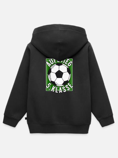 Advancement 5th Grade School Back to School - Kids Premium Organic Zip-up Hoodie - black