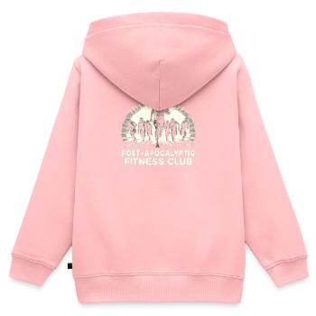 Horror Movie Fan Zombie Horror Classic - Kids Premium Organic Zip-up Hoodie - rose - Back - AI Model Kid Female (0cm)