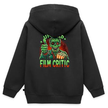 Horror Movie Fan Zombie Horror Classic - Kids Premium Organic Zip-up Hoodie - black - Back - AI Model Kid Male (0cm)