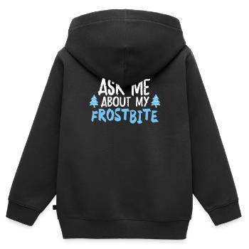 Polarlicht-aurora-verfolger Alaska Wilderness - Kinder Premium Organic Zip Hoodie - Schwarz - Hinten - AI Model Kid Male (0cm)