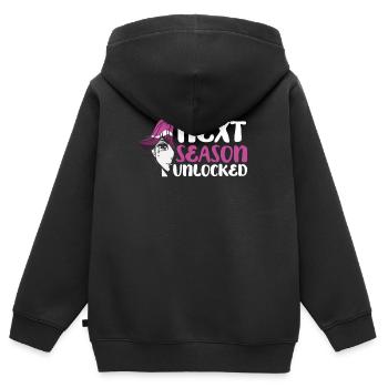 Anime Manga Birthday Anime Girl - Kinder Premium Organic Zip Hoodie - Schwarz - Hinten - AI Model Kid Male (0cm)