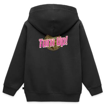 Auftauchen! Disco Lover Klassisch Groovy Vintage - Kinder Premium Organic Zip Hoodie - Schwarz - Hinten - AI Model Kid Male (0cm)