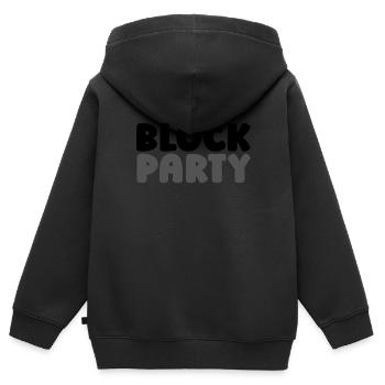 Volley-ball Volley-ball - Sweat Premium à capuche zippé enfant bio - noir - Dos - AI Model Kid Male (0cm)