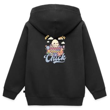 Christian Easter Nur ein süßes kleines Küken - Kinder Premium Organic Zip Hoodie - Schwarz - Hinten - AI Model Kid Male (0cm)