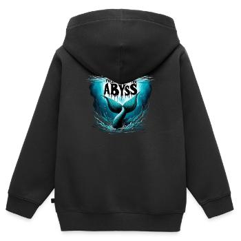 Creepy Sirens, Horror Mermaid, Creepy - Kids Premium Organic Zip-up Hoodie - black - Back - AI Model Kid Male (0cm)