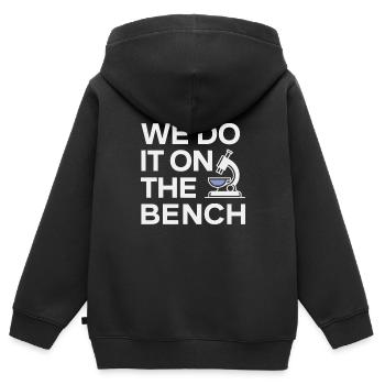 Microbiologist Microbiology Lab Staph Biology - Kinder Premium Organic Zip Hoodie - Schwarz - Hinten - AI Model Kid Male (0cm)