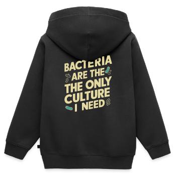 Microbiologist Microbiology Lab Staph Biology - Kinder Premium Organic Zip Hoodie - Schwarz - Hinten - AI Model Kid Male (0cm)