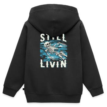 Nageurs nageurs - Sweat Premium à capuche zippé enfant bio - noir - Dos - AI Model Kid Male (0cm)