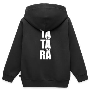 Tätärä Spielmannszug Blaskapelle Musikkapelle Band - Kinder Premium Organic Zip Hoodie - Schwarz - Hinten - AI Model Kid Male (0cm)