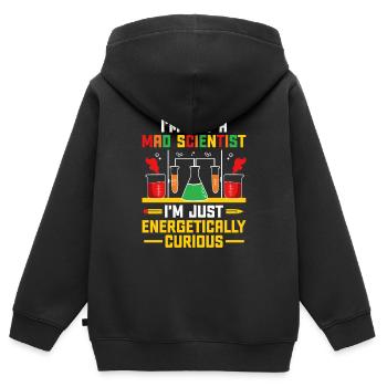 Naturwissenschaftliches Lehramt Lehramt Biologie Chemie P - Kinder Premium Organic Zip Hoodie - Schwarz - Hinten - AI Model Kid Male (0cm)