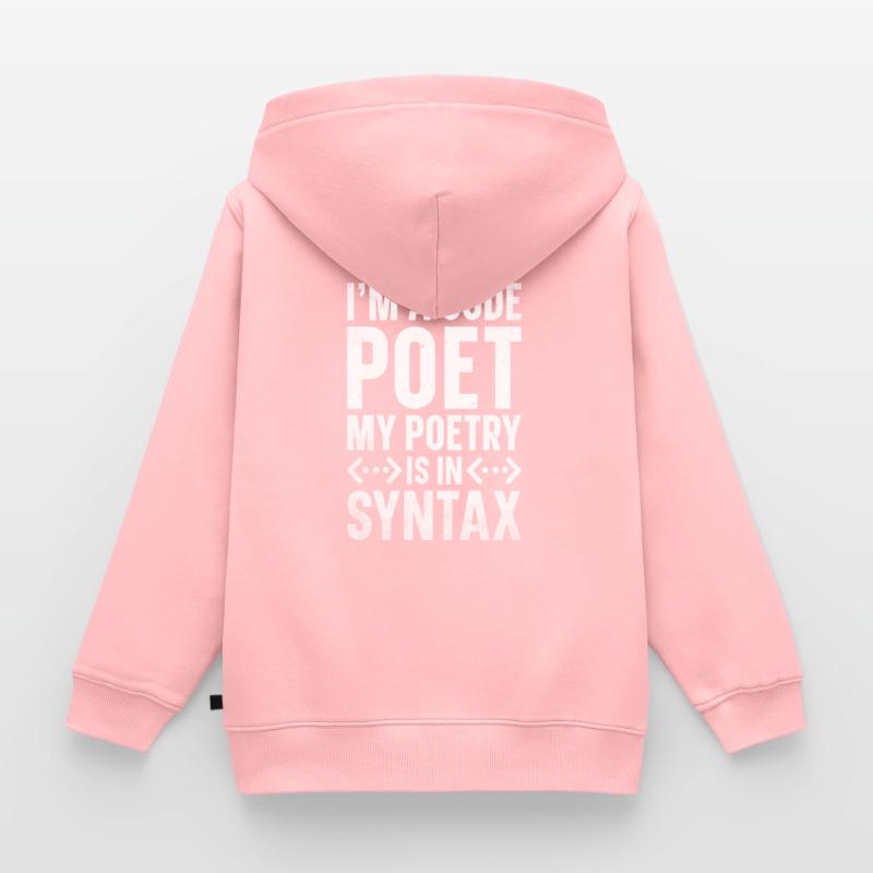 Programmierer Informatiker Computer Nerd Geschenk Kinder Premium Organic Zip Hoodie