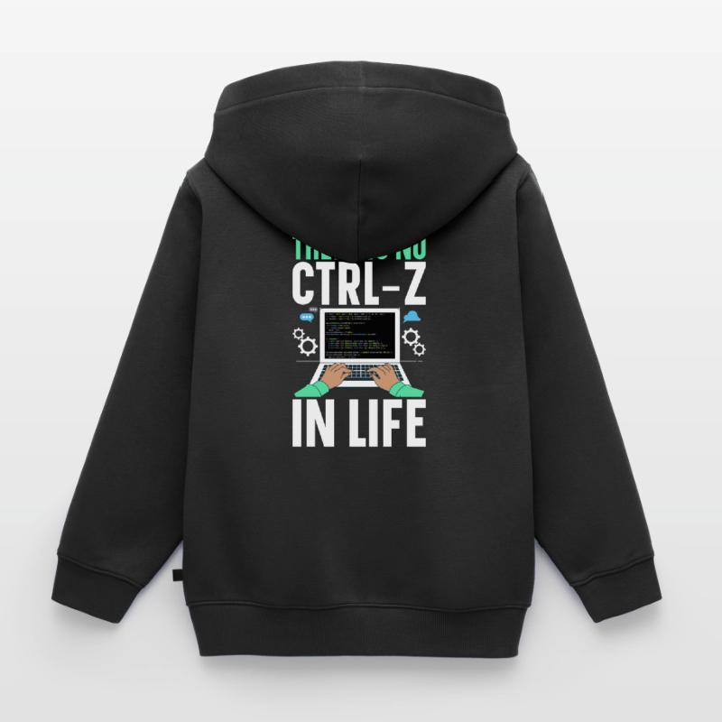 Programmer Computer Scientist Computer Nerd Gift Kids Premium Organic Zip-up Hoodie