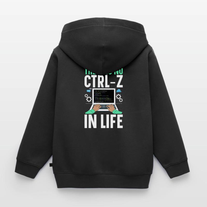 Programmer Computer Scientist Computer Nerd Gift Kids Premium Organic Zip-up Hoodie