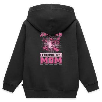 Entomologie Entomologe Insekt Mutter - Kinder Premium Organic Zip Hoodie - Schwarz - Hinten - AI Model Kid Male (0cm)