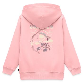 Bogenjagd Bogenjäger Skelett Undeath - Kinder Premium Organic Zip Hoodie - Rosa - Hinten - AI Model Kid Female (0cm)