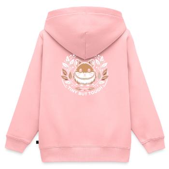 Design américain Pika Lover pour Pika - Sweat Premium à capuche zippé enfant bio - rose - Dos - AI Model Kid Female (0cm)