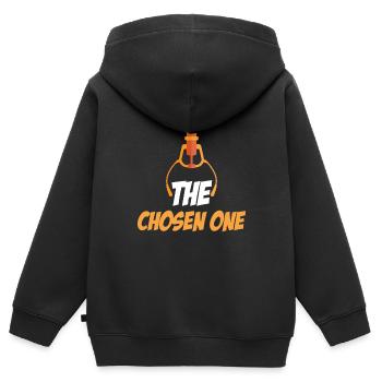 Der Chosen One Claw Machine Lover Vending - Kinder Premium Organic Zip Hoodie - Schwarz - Hinten - AI Model Kid Male (0cm)