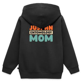 Entomologie Entomologe Insekt - Kinder Premium Organic Zip Hoodie - Schwarz - Hinten - AI Model Kid Male (0cm)