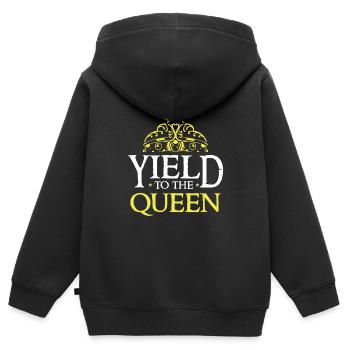 Festival des Chevaliers - Sweat Premium à capuche zippé enfant bio - noir - Dos - AI Model Kid Male (0cm)