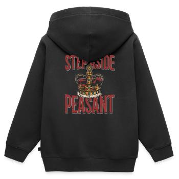 Ritterfest König - Kinder Premium Organic Zip Hoodie - Schwarz - Hinten - AI Model Kid Male (0cm)