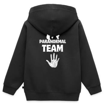 Paranormal Team Ghost Hunter Witches Investigation - Kids Premium Organic Zip-up Hoodie - black - Back - AI Model Kid Male (0cm)