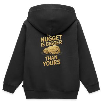 Goldrausch Abenteuer Goldsucher Schatzsuche - Kinder Premium Organic Zip Hoodie - Schwarz - Hinten - AI Model Kid Male (0cm)