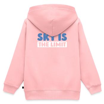 Paramotor Gleitschirmfliegen - Kinder Premium Organic Zip Hoodie - Rosa - Hinten - AI Model Kid Female (0cm)
