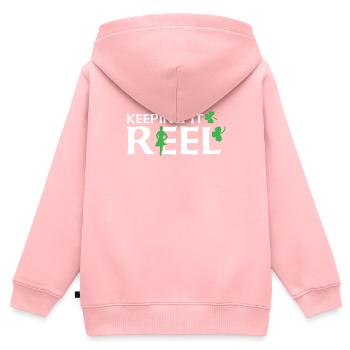 Irish Dance Irischer Tanz - Kinder Premium Organic Zip Hoodie - Rosa - Hinten - AI Model Kid Female (0cm)