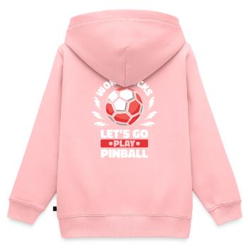 Handball Handball Players - Kids Premium Organic Zip-up Hoodie - rose - Back - AI Model Kid Female (0cm)