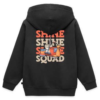 Reiniger Kader - Kinder Premium Organic Zip Hoodie - Schwarz - Hinten - AI Model Kid Male (0cm)