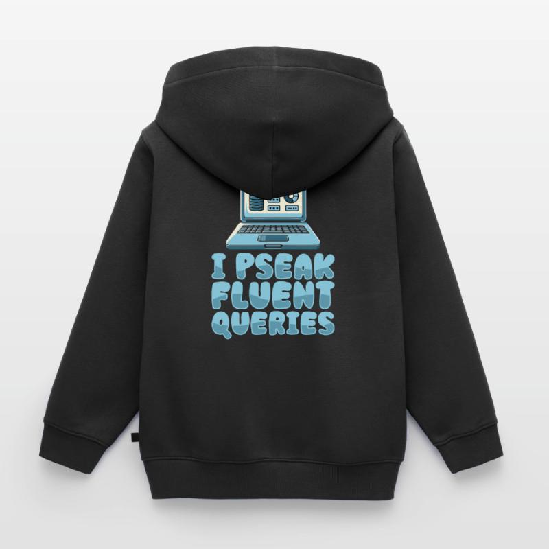 Database Administrator Kids Premium Organic Zip-up Hoodie