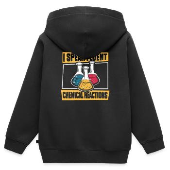 Chemical Engineer - Kids Premium Organic Zip-up Hoodie - black - Back - AI Model Kid Male (0cm)