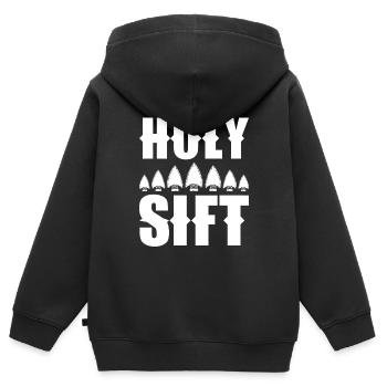 Arrowheads Collection de pointes de flèche de collection - Sweat Premium à capuche zippé enfant bio - noir - Dos - AI Model Kid Male (0cm)
