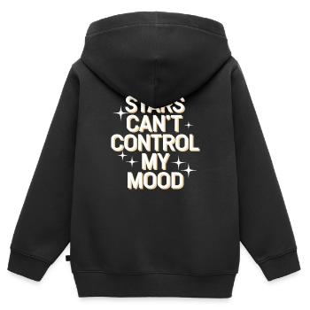 Astrologie-skeptiker: Kritisches Denken - Kinder Premium Organic Zip Hoodie - Schwarz - Hinten - AI Model Kid Male (0cm)