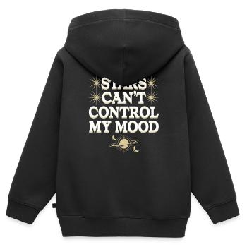 Astrologie-skeptiker: Kritisches Denken - Kinder Premium Organic Zip Hoodie - Schwarz - Hinten - AI Model Kid Male (0cm)