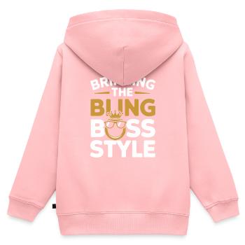 Ring Dude Wedding Ceremony Ring Guy - Kids Premium Organic Zip-up Hoodie - rose - Back - AI Model Kid Female (0cm)