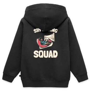 Sim Racing - Sweat Premium à capuche zippé enfant bio - noir - Dos - AI Model Kid Male (0cm)