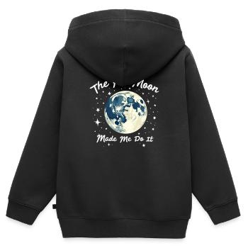 I'm pretty sure I'll have a - Kids Premium Organic Zip-up Hoodie - black - Back - AI Model Kid Male (0cm)