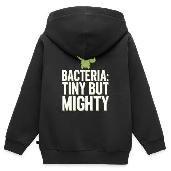 Passionné de microscope Technicien de laboratoire Science - Sweat Premium à capuche zippé enfant bio - noir - Dos - AI Model Kid Male (0cm)
