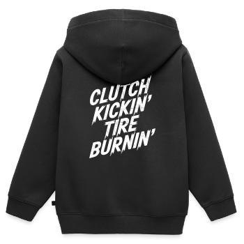 Auto-drift-rennen, Rennwagen-motorsport-drift - Kinder Premium Organic Zip Hoodie - Schwarz - Hinten - AI Model Kid Male (0cm)