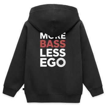 Bass Gitarrist Musiker Gear Funk Rock Jazz - Kinder Premium Organic Zip Hoodie - Schwarz - Hinten - AI Model Kid Male (0cm)
