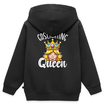 Allume-gaz - Sweat Premium à capuche zippé enfant bio - noir - Dos - AI Model Kid Male (0cm)