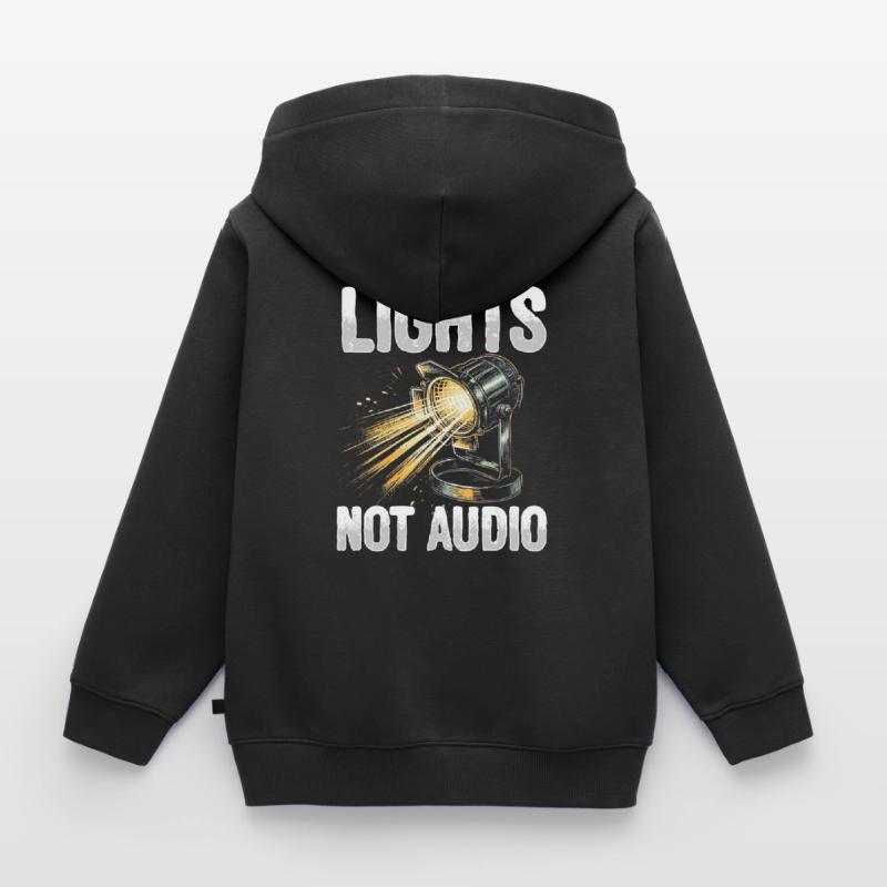 Lighting technician Lighting technician Lighting technology Kids Premium Organic Zip-up Hoodie