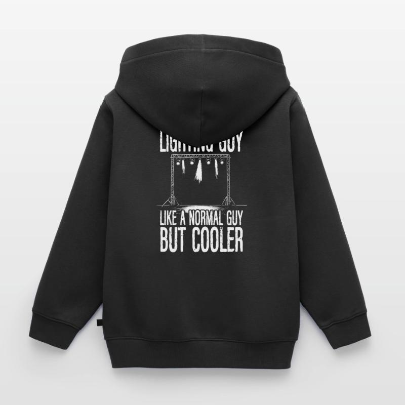 Lighting Technician Lighting Technician Lighting Technology Kids Premium Organic Zip-up Hoodie