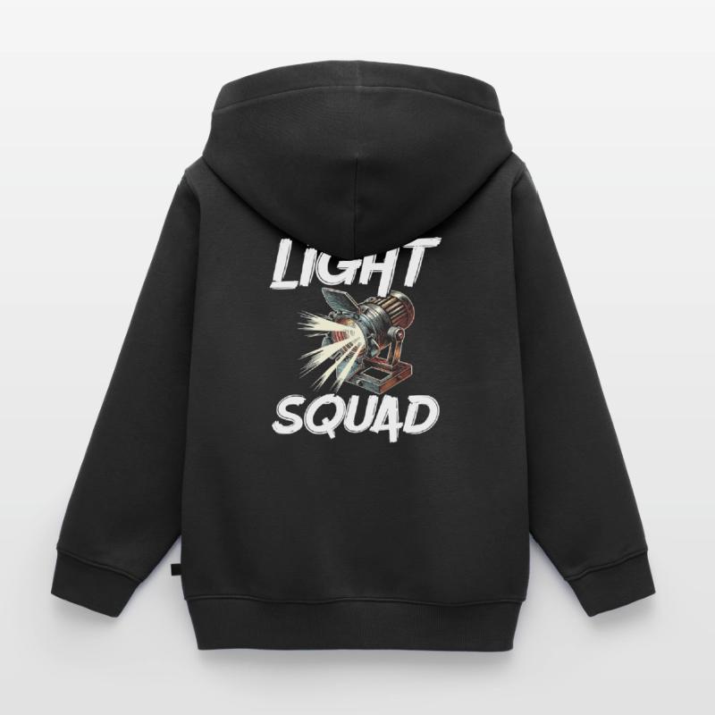Lighting Technician Lighting Technician Lighting Technology Kids Premium Organic Zip-up Hoodie